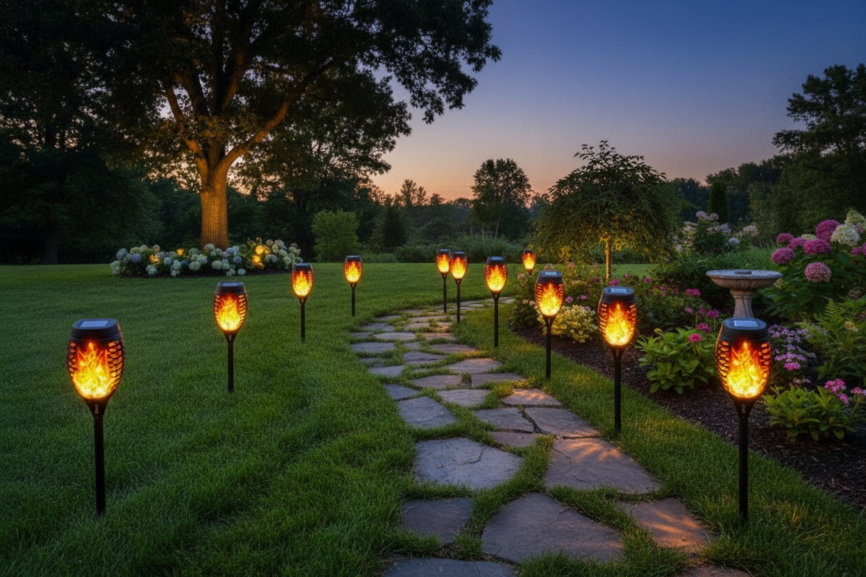 Led Solar Torch light