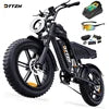 F6 Fat Tire Electric Mountain Bike – 48V 15Ah, 20" NFC E-Bike