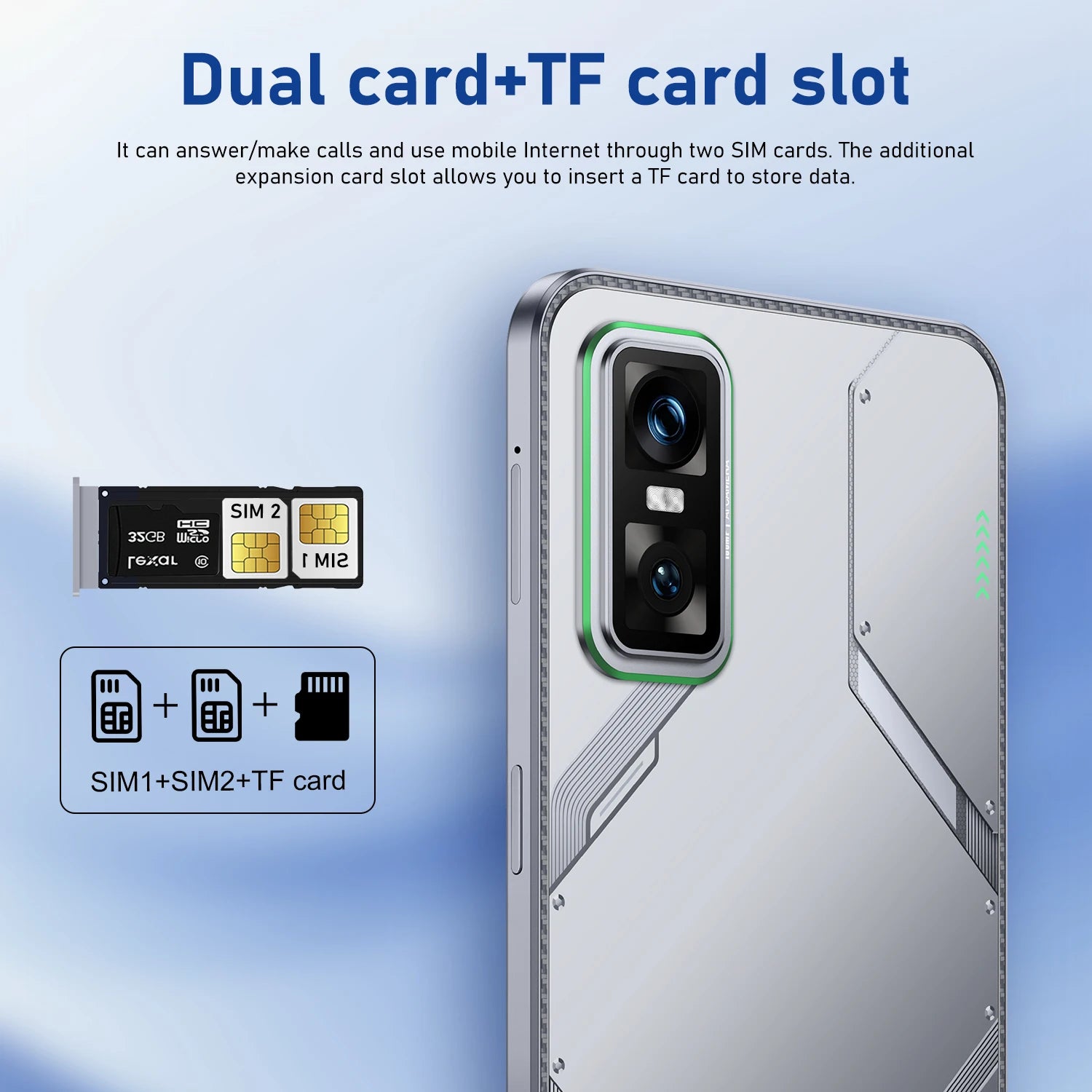 GT10 Pro 5G Smartphone – 16GB+1TB, Dual SIM, Waterproof, Face Recognition