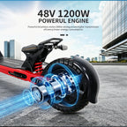 High-Speed Foldable Electric Scooter – Aluminum Alloy, Long Range