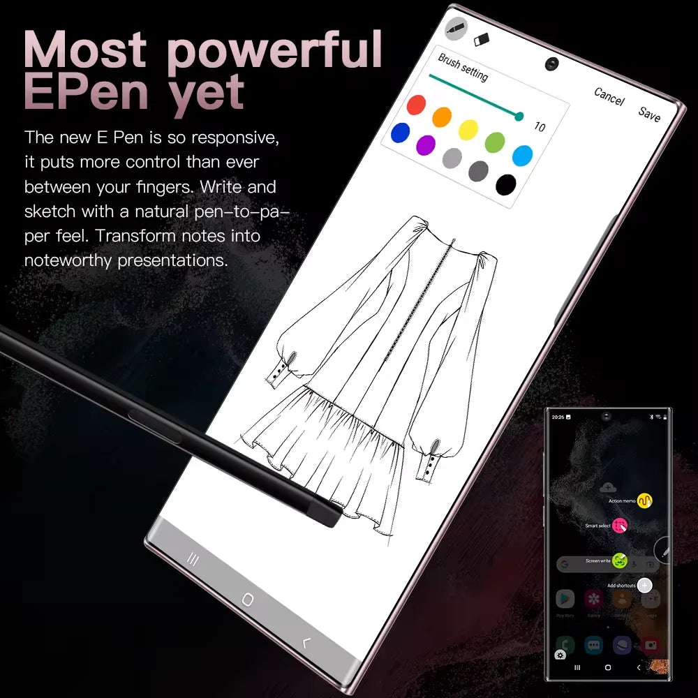 Note 30 Ultra Smartphone – 16GB+1TB, 7.3" AMOLED, Android 13