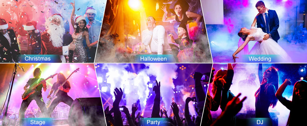 1200W Smoke Machine with RGB LED Lighting