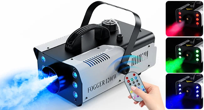 1200W Smoke Machine with RGB LED Lighting