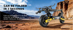 EOEOTWO 1200W Off-Road Electric Scooter – 48V, 30MPH, 11" Tubeless, Foldable