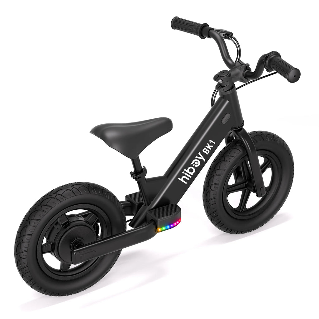 Hiboy BK1 Kids Electric Balance Bike 12 Inch, 5.6/9mph Speed, Adjustable Seat, 4.9 Miles Range for Ages 3-5