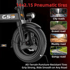 UPlee 14" Electric Bike – 500W, 48V 15Ah, 20MPH, 30-Mile Range, Lightweight