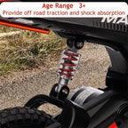 Ride On Motorcycle for Kids Electric Dirt Bike 24-Volt 350-Watt Kid's Toys Up to 14.29 MPH, 2-Speed Modes, Max Load 135 Lbs
