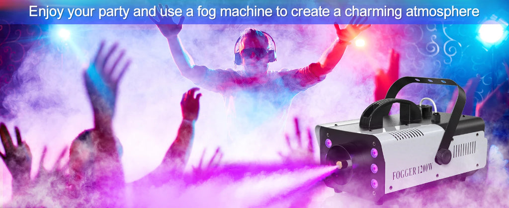 1200W Smoke Machine with RGB LED Lighting