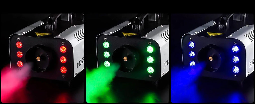 1200W Smoke Machine with RGB LED Lighting