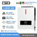 Y&H 3.6KW–4KW Hybrid Solar Inverter with 120A MPPT Controller