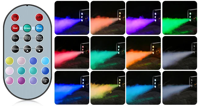1200W Smoke Machine with RGB LED Lighting