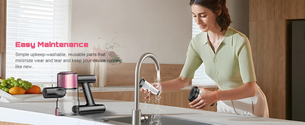 Cordless Vacuum Cleaner 10-in-1, 55Kpa Powerful Suction