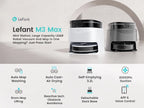 Lefant M3 Max Robot Vacuum & Mop – 20000Pa, Anti-Tangle, Auto Mop Washing