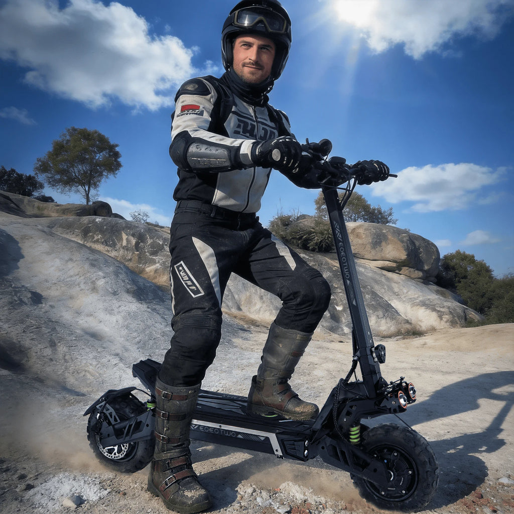 EOEOTWO Electric Scooter 6000W Dual Motor – 55MPH, 60-Mile Range
