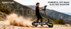 EOEOTWO 1200W Off-Road Electric Scooter – 48V, 30MPH, 11" Tubeless, Foldable