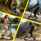 EOEOTWO 1200W Off-Road Electric Scooter – 48V, 30MPH, 11" Tubeless, Foldable