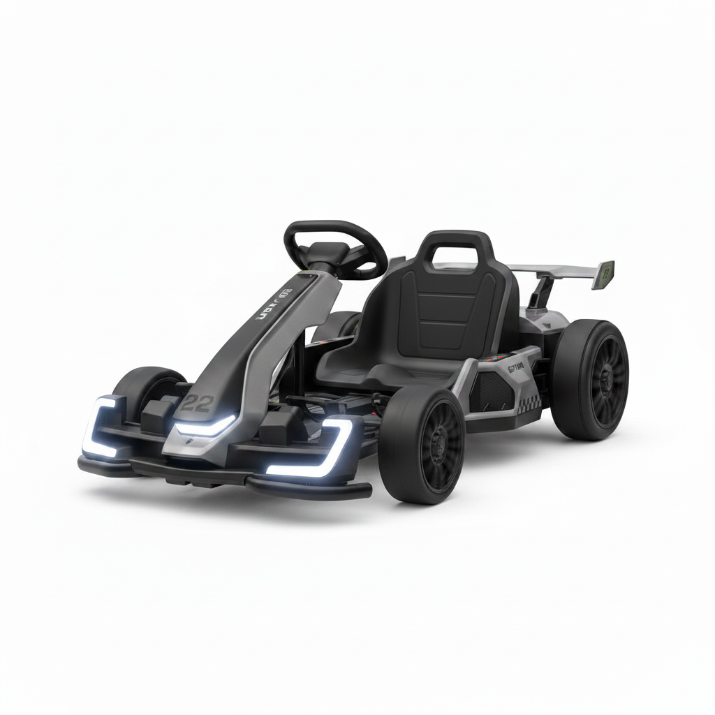 Grey Go Kart